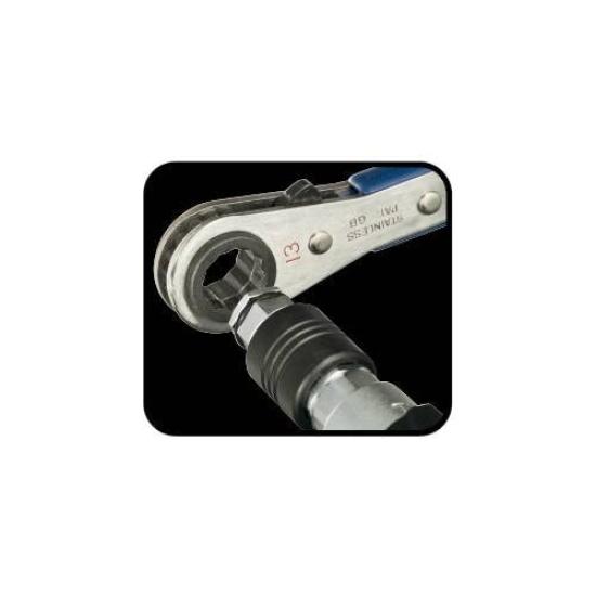 Tajima Impact Driver Bit Replaceable Double Socket Hexagon 10 X 13mm 1 Piece BS1013-6K