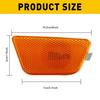 Amber Lens Front Bumper Side Marker Lights For 2011-15 Chevy Chevrolet Cruze EOA