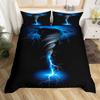 Erosebridal Ice Hockey Bedding Set Twin Hockey Player Duvet Cover for Kids Boys Girls Teens Juvenile Sports Game Comforter Cover Set Soft Mi