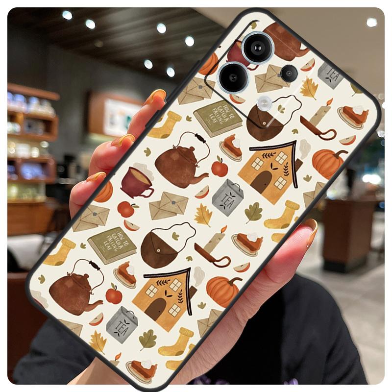

Cozy Autumn Cottage Case For Xiaomi Redmi Note 14 10 13 12 11 15 Pro Plus Cover For Redmi 15 15C 12C 13C 14C 10C Redmi 15 5G