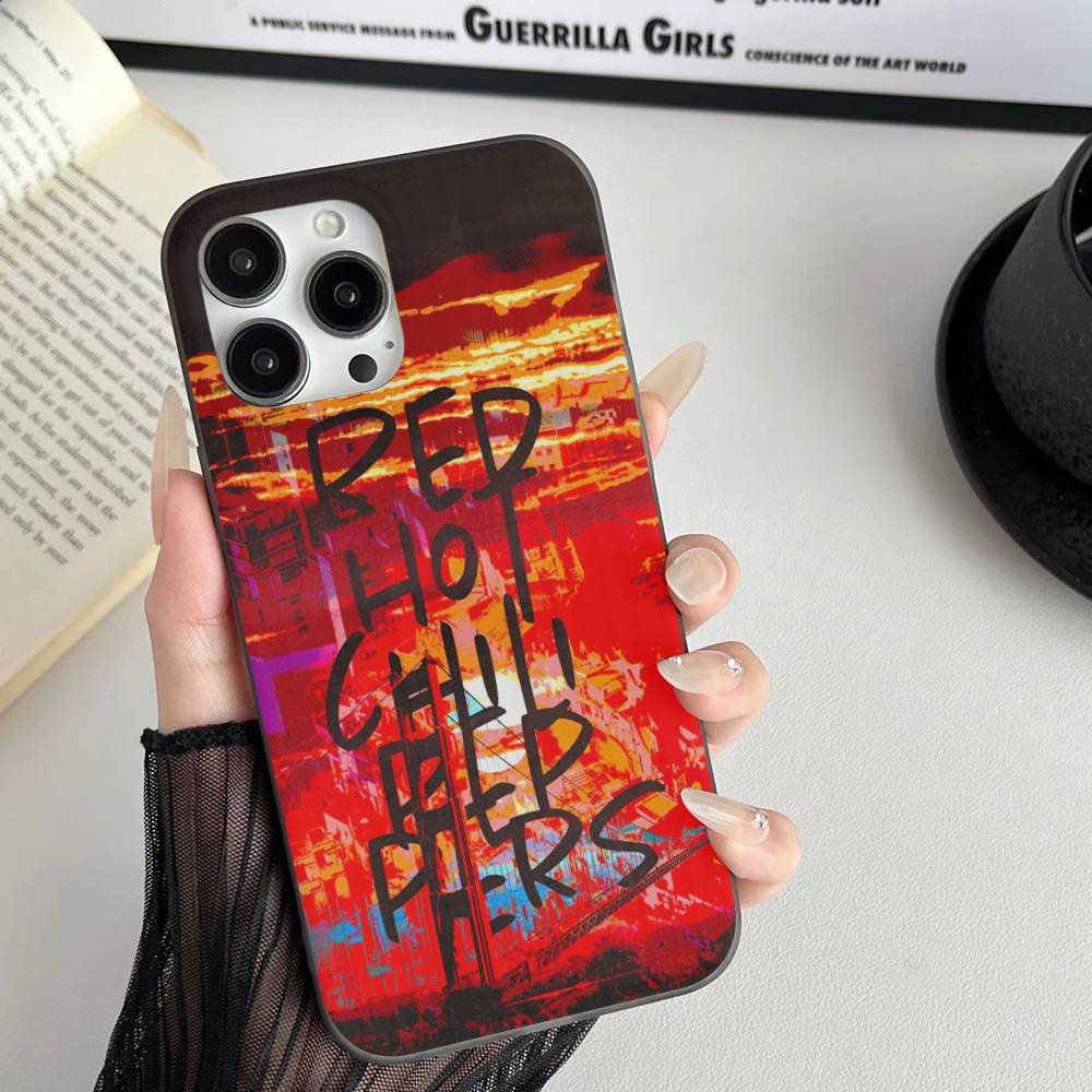 Red Hot Chili P-Peppers Band For IPhone 17 16 15 14 Plus 13 12 11 Pro Max With Shockproof Protective Phone Cover