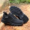 Anti-slip Hiking Shoes for Women Breathable Casual Trainers PU Leather Wear-resistant Outdoor Sneakers for Camping Trekking