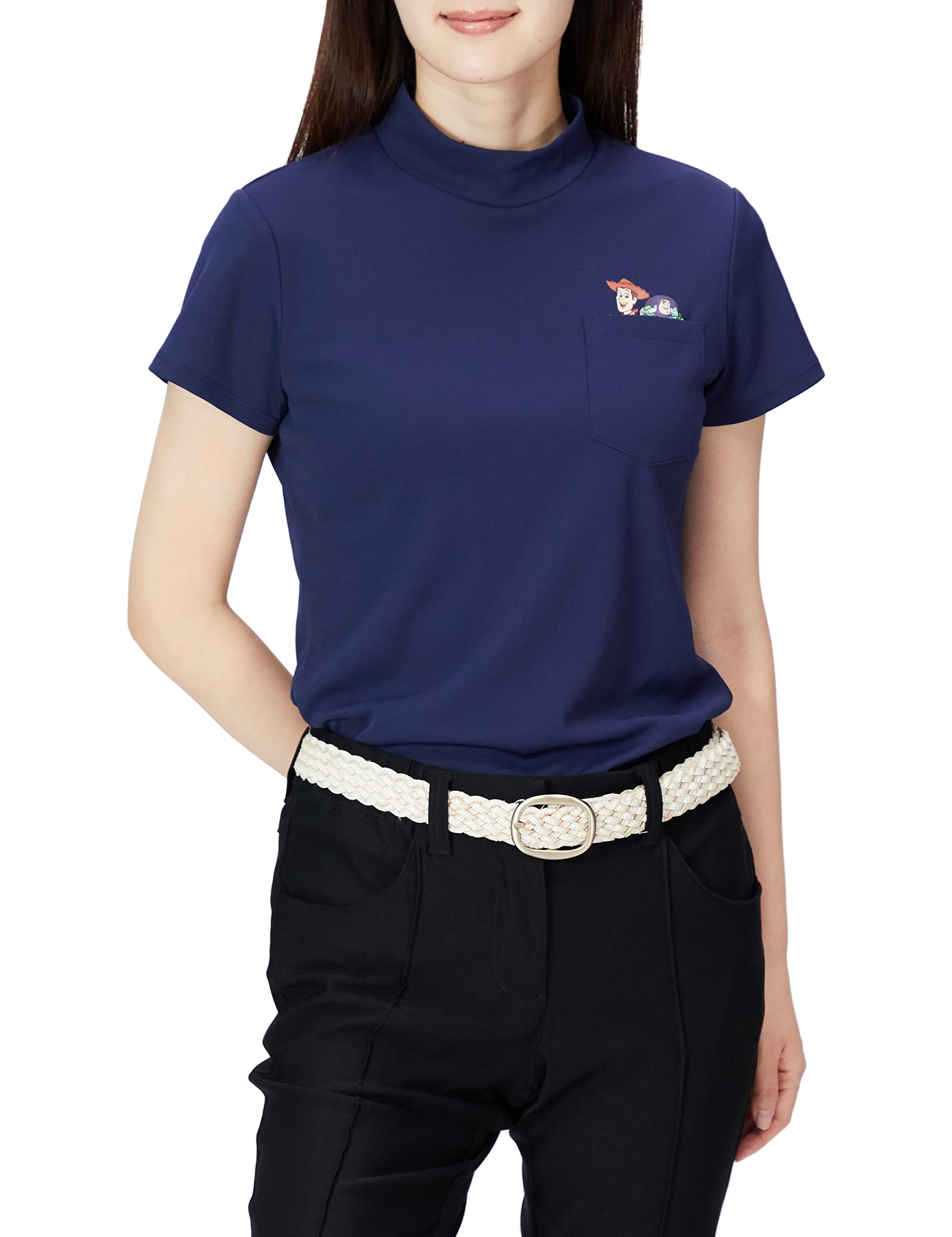 

Callaway Short Sleeve Mock Neck Shirt STORY UPF Golf Undershirt C22134222 Small Women s [TOY Collaboration] (Moisture-Wicking, Quick-Drying, 15,