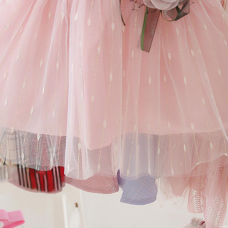 Girl's Dress Summer Fashion for Kids Trendy Princess Skirt Cute 0-4 Years Old