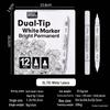 Huidel 710 Liquid Soft Tip Large Capacity White Art Highlighter Pen
