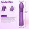 Telescopic Vibrator with 10 Frequency Vibrating Sex Toy for Women G Spot Clitoris Double Stimulation Vagina Massager Adult Toys