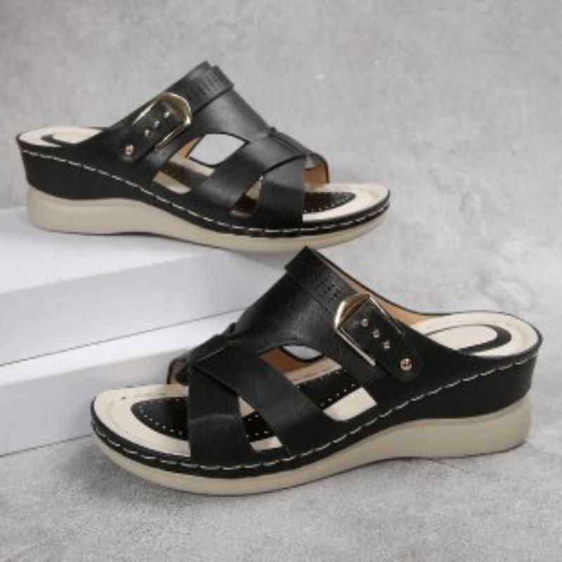 New Comfortable and Casual Wedge Heel Beach Sandals, Slippers and Women's Shoes