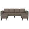 Living Room Sofa 3 Pcs Dark Grey