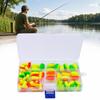 60PCS Bright Color Fly Fishing Floats Lightweight Fishing Bobbers Fishing Floats  For Fishing