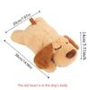 Sleep Aid Dog Heartbeat Toy Anxiety Relief Behavioral Training Lying Dog Fidget Toy Soft Stuffed Animal Puppy Plush Doll