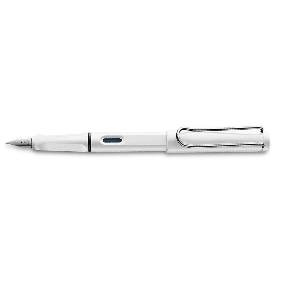 LAMY LAMY Safari Fountain Pen F White Stock Item L19WHF