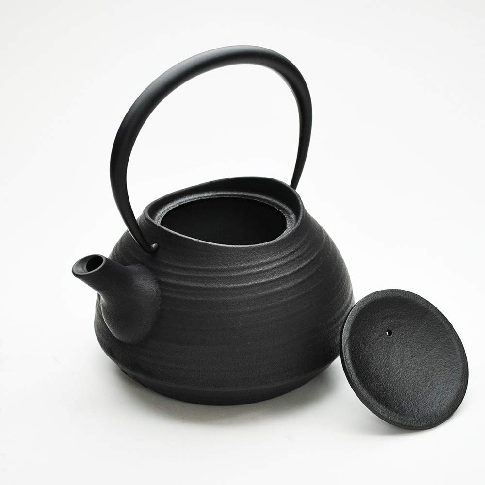 Nanbu Ironware: Ichiudo Hakeme Iron Kettle, 0.6L [Black Finish]