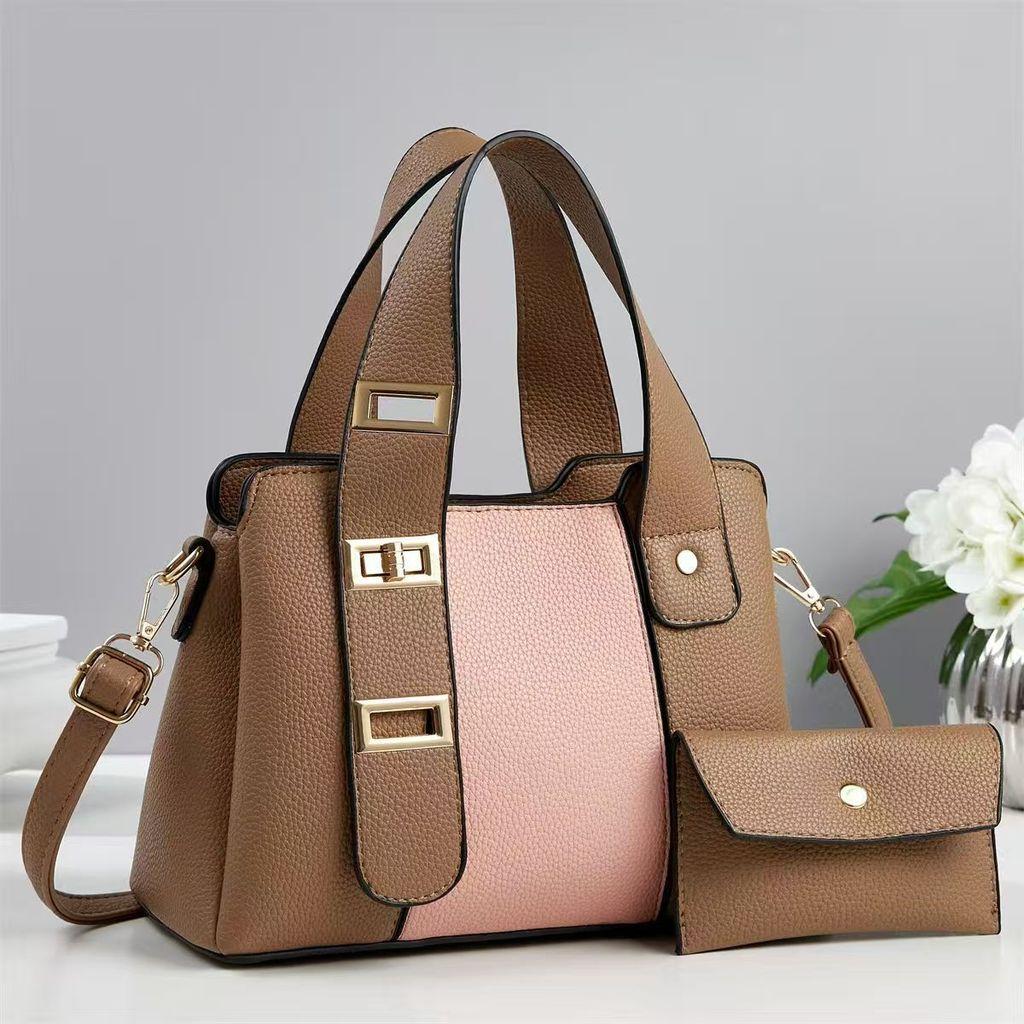 Urban Minimalist Pu Tote Bag With Multicompartment Design For Daily Use