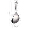 Sanded Finish Hollow Handle Serving Spoon Set (3-Pack)