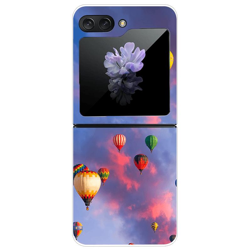 Clear Phone Case For Samsung Galaxy Z Flip7 Fashion Hard PC Silicone Cover For Galaxy Z Flip 7 5G ZFlip7 Transparent Protector