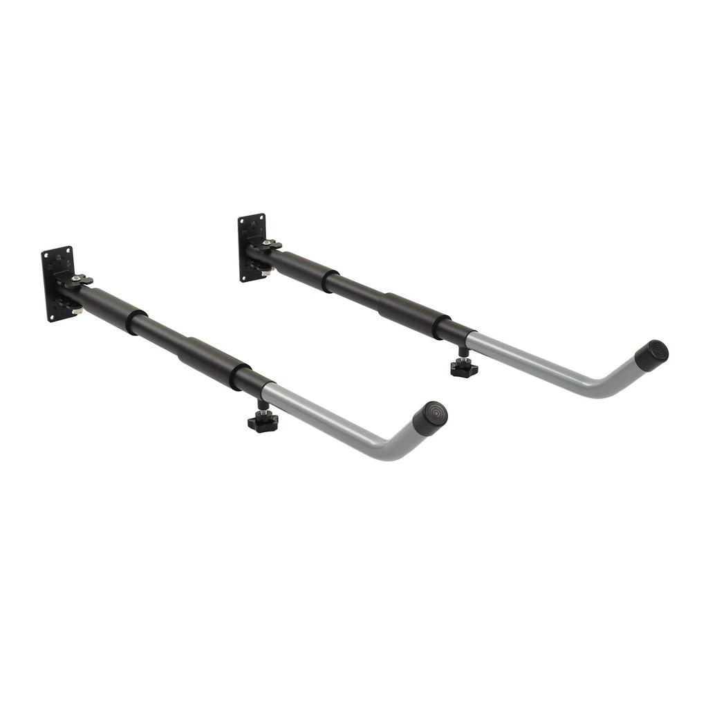 Surfboard Storage Rack with Retractable Length Wall Mount Display Rack for Snowboards Kayaks Canoes