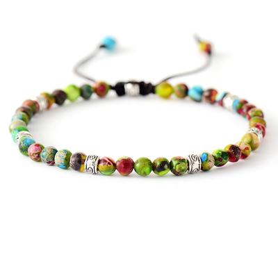 Simple and Stylish Natural Stone Handmade Beaded Bracelets for Men and Women, Popular European and American Jewelry.