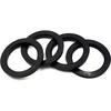 78.1 To 106 Hub Centric Rings, Black Plastic Hubcentric Rings Compatible With Chevy Silverado Tahoe GMC Sierra 1500 Yukon XL, Pack Of 4