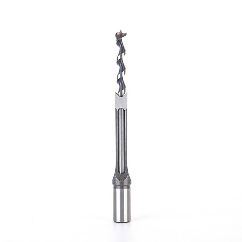 Square Hole Mortise Chisel Drill Bit Tools 6.4 mm/8mm/9.5mm/12.7mm/14mm/16mm Round Strong Square Hole Drill Bit