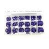 Kit d'Assortiment de Joints Toriques NBR 270 Pièces Caoutchouc Nitrile Joint Torique Haute Pression Kit de Joint pour Soupape CS 1.78mm~3.53mm DE 5.29mm~17.17mm Violet