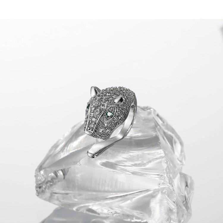 2024 Trendige Mikro-Diamant Leopardenkopf Zirkonia Ohrringe - Unisex, High-End, Stilvoll & Nische