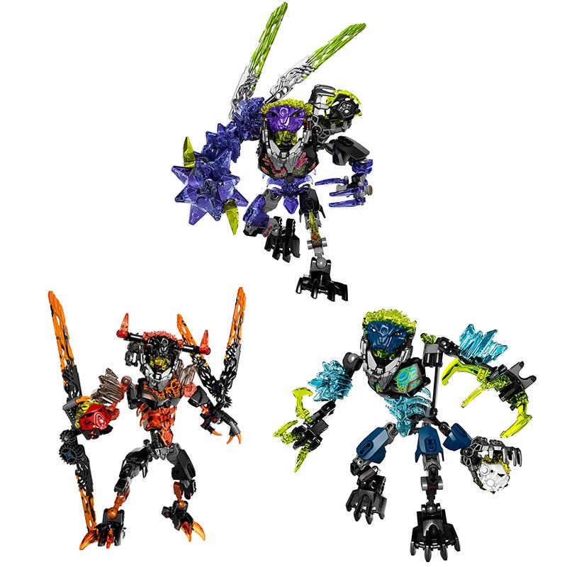 Bionicle Warriors Coleção de Figuras de Ação Caveira Blocos de Montar Máscara Mestre da Besta da Tempestade Umarak Uxar Tijolos de Anime Brinquedo Presentes para Crianças