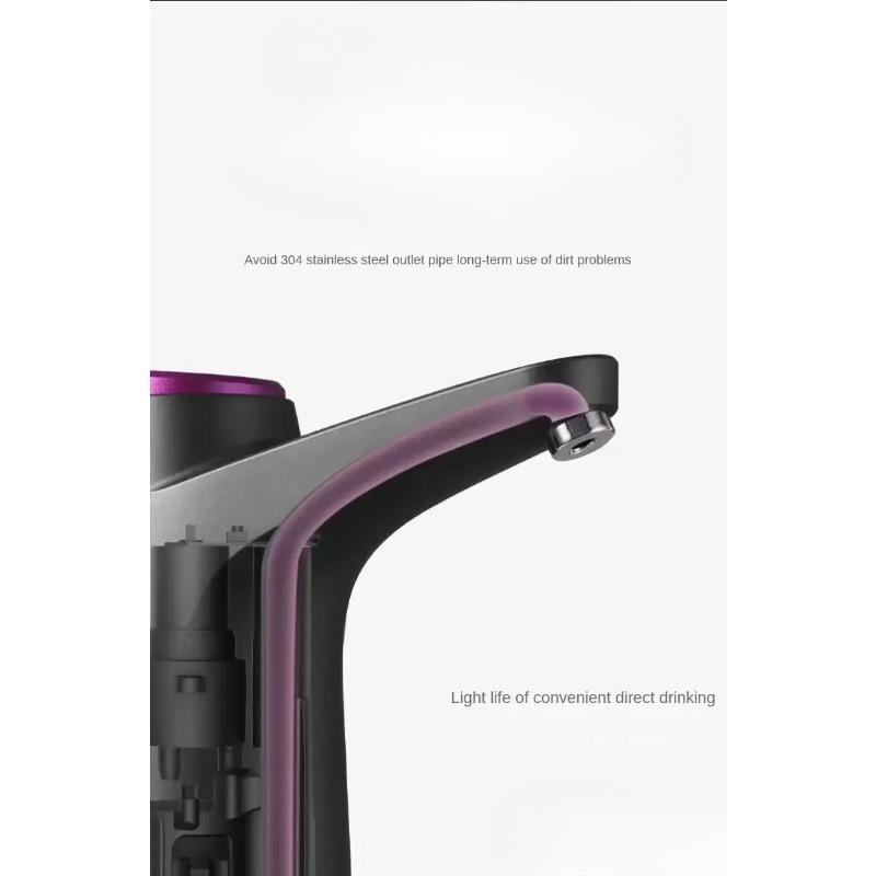 Hands-Free Water Dispenser for 5-Gallon Jugs -Portable USB Rechargeable Pump with Long-Lasting Battery,Ideal for Kitchen Counter