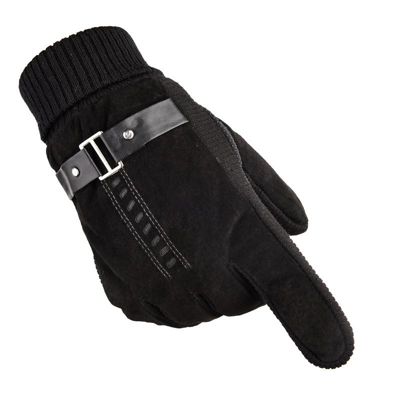 

Зимние термоперчатки кожаные перчатки ветрозащитные мотоциклетные перчатки для электромобиля зимние уличные холодные перчатки из свиной кожи average size