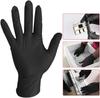 2/100PCS Disposable Black Nitrile Gloves Latex Free Waterproof Durable Suitable for Kitchen Food Processing Beauty SalonFamily