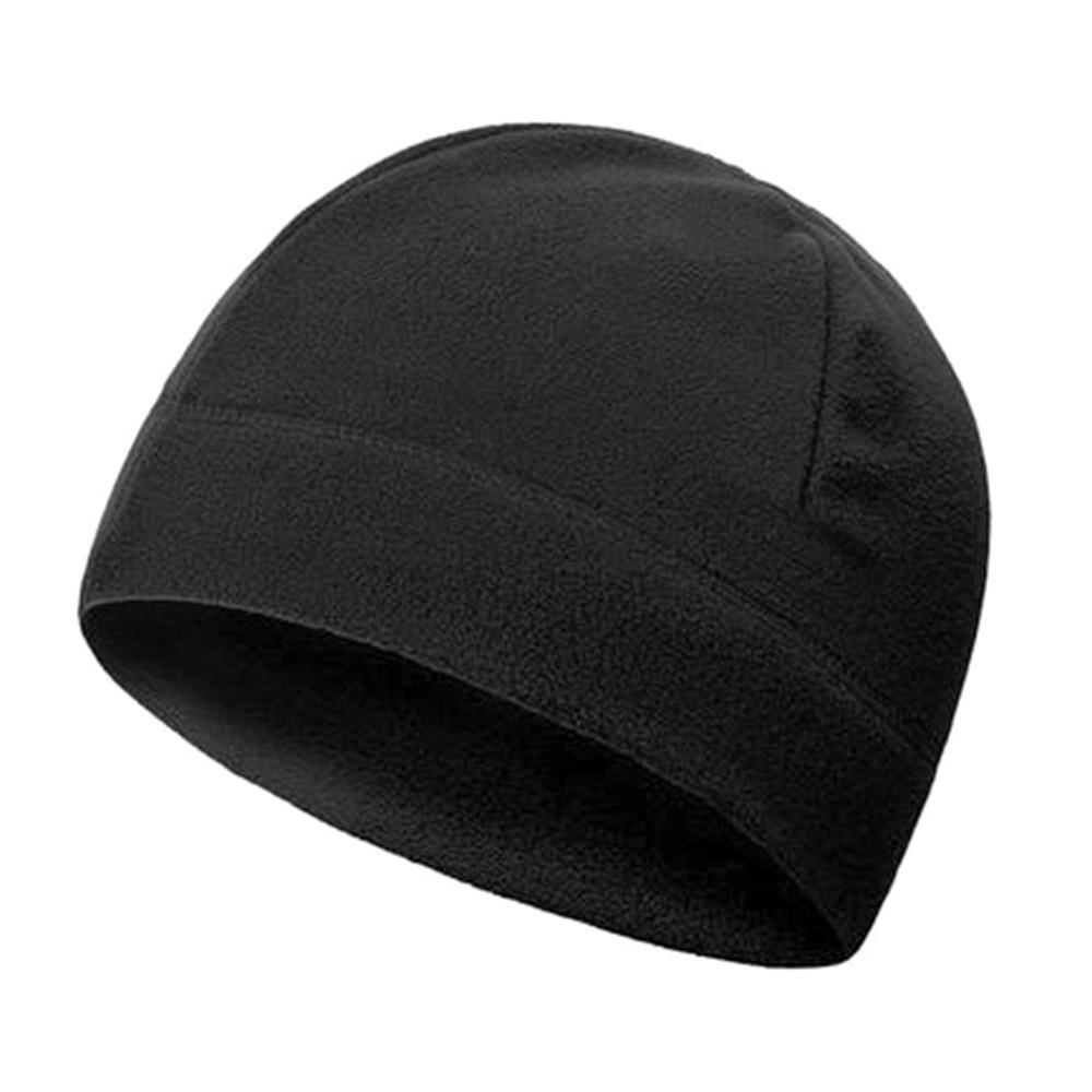 Slouchy Running Cycling Cap Polar Fleece Running Beanie Winter Ski Cap  for Men Women