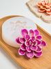DIY Succulent Cactus Silicone Candle Mold 3D Flower Aroma Plaster Crafts Make Handmade Soap Chocolate Candy Cake Baking Tools