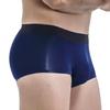Men's Seamless Ice Silk Triangle Briefs - Breathable, Thin, Mid-Waist Sports Underwear for Summer