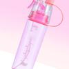 Flacone Spray Acqua Scala Trasparente 600ml Grande Capacità Plastica per Sport Escursionismo Picnic Rosa