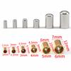 20pcs Stainless Steel End Caps Bracelet Necklace Fastener Round Caps Leather Cord Crimp Caps Accessories for Jewelry Making DIY