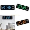 Modern LED Table Clock with Temperature Time Date Week Display Snooze Function Top Sale, Adjustment Brightness 12/24 Hour Snooze