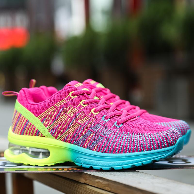 

Popular lightweight running shoes versatile flying woven mesh women s shoes fashion casual shoes children trend sports shoes women 35