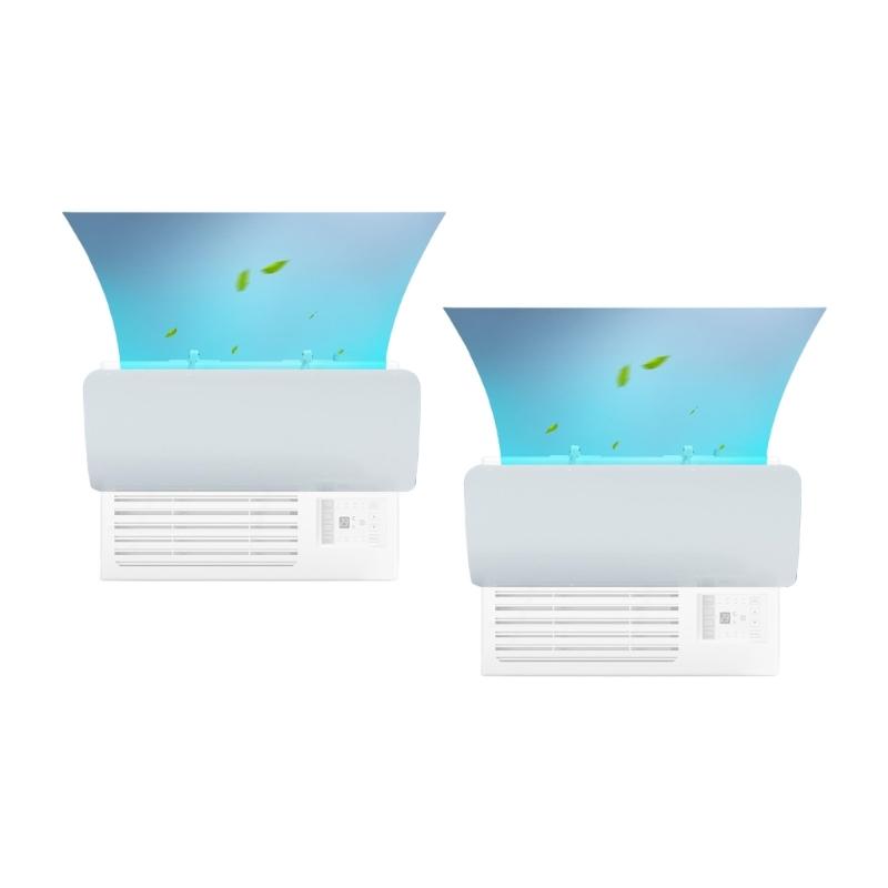 

2Pcs Window Air Conditioner Windshield Window Baffle Prevent Direct Blowing Universal Room Air Conditioner Cold 1