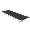 Camping Bed 180 X 60 X 19 Cm Oxford Fabric and Steel Black
