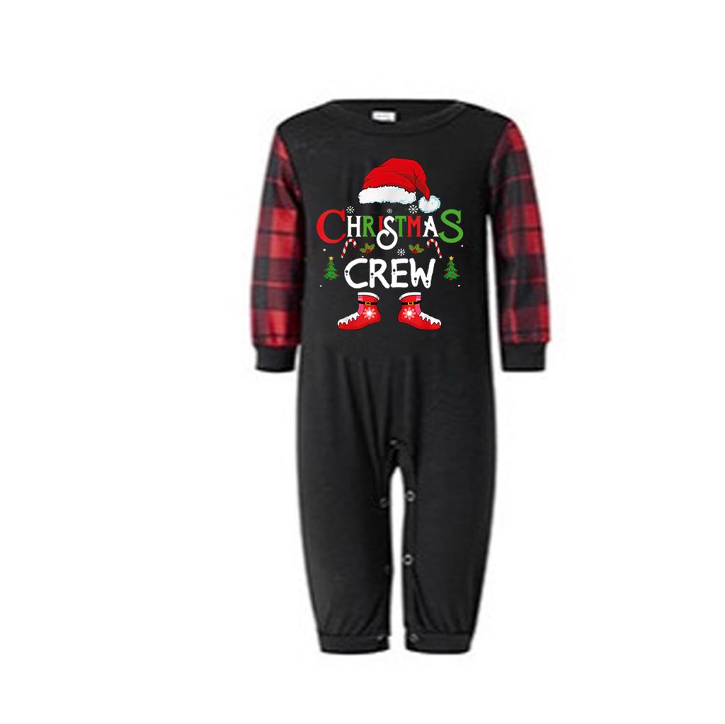 Christmas Print Family Set Long Sleeved Top And Pants Family Set Parent-child Outfit