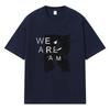 2026 We Are R Printed Graphic Streetwear Y2k Harajuku 100% Cotton T Shirt Casual Oversized Summer Men T-shirt
