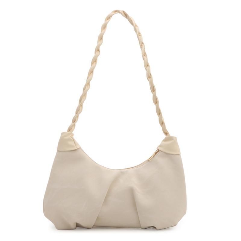 Fashionable Cloud Pleated Shoulder Bag For Daily Use Soft And Spacious With Comfortable Design