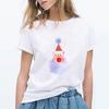 Kpop Clothes Woman Tshirt Christmas Print Female T Shirt Harajuku Funny Streetwear Casual Short Sleeve