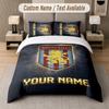 Aston Villa Design Bedding Set Custom Text 1 Duvet Cover & 2 Pillow Cases