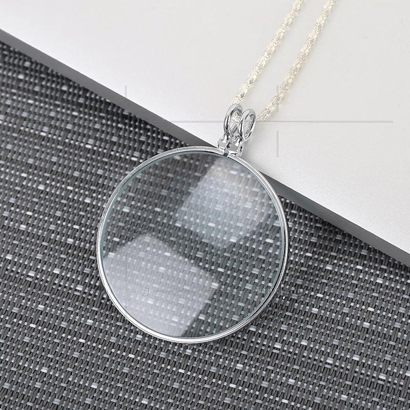 OIMG Magnifying Glass Necklace Pendant