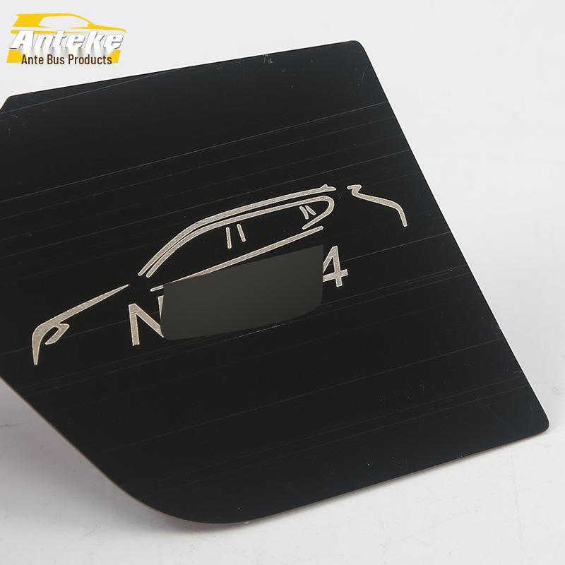 18 H4 Door Bowl Patch: Stainless Steel Anti-Scratch Decorative Panel
