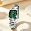 Vintage Square Quartz Watch for Women Band Minimalist Ladies Wristwatches