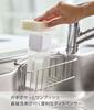 Yamazaki Jitsugyo 5215 Dispenser White Plate Detergent Lotion Alcohol Compatible Easy To Clean One-Hand Approx. W5.5XD5.5XH18.5cm