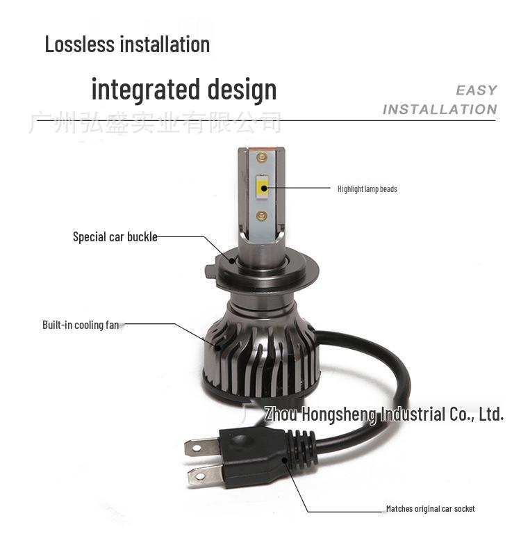 

Автомобільна світлодіодна фара F2 3570: Надяскраве переднє освітлення з зовнішнім драйвером 9005