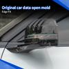 For BYD Leopard 8 Denza B8 2025+ ABS Material Rearview Mirror Decorative Cover Gloss Black Rear Mirror Cover Sticker Accessories