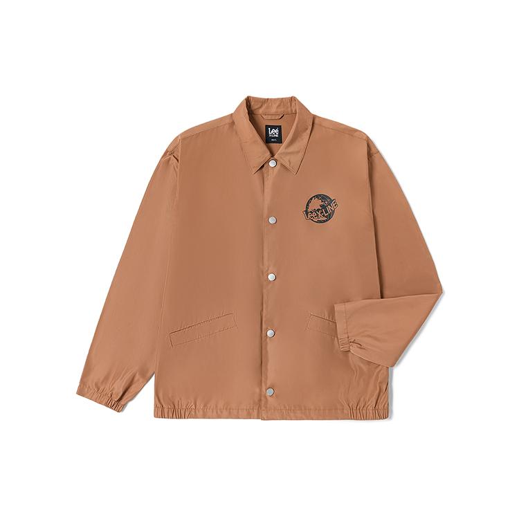 Lee Xline Jackets Men's Brown Pointed Collar Thin LMT0053752RZ00FA03952
